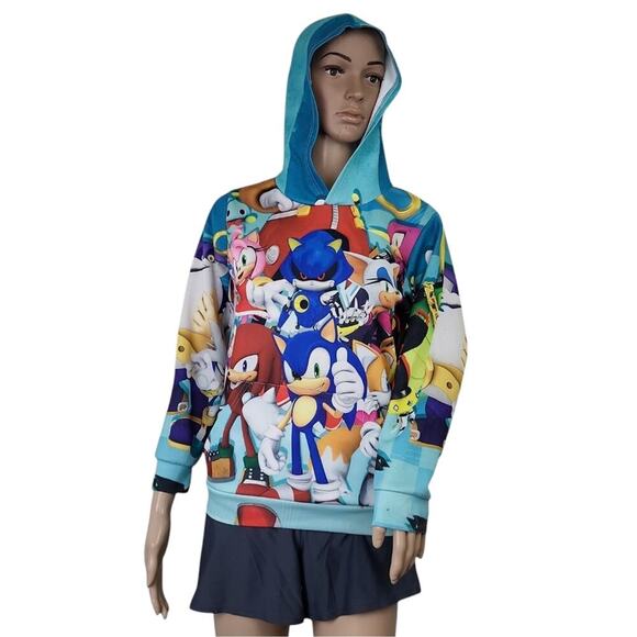 Sonic the Hedgehog Colorful Hoodie - Picture 1 of 3